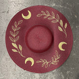 Embroidered Floppy Sun Hat - XL Brim - Fern Moon
