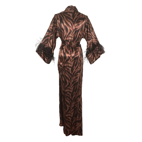 Marlene Wrap Dress in Night Flame