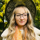 Vegan Felt Hat - XL Brim - Palmistry