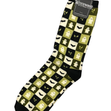 Novelty Socks - Spooky Checkerboard