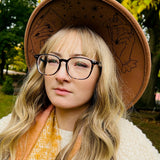 Vegan Felt Hat - XL Brim - Hands of Tarot