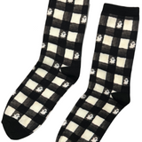 Novelty Socks - Ghost Gingham