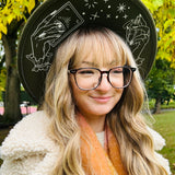 Vegan Felt Hat - XL Brim - Hands of Tarot