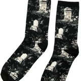 Novelty Socks - Floral Graveyard