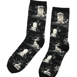 Novelty Socks - Floral Graveyard