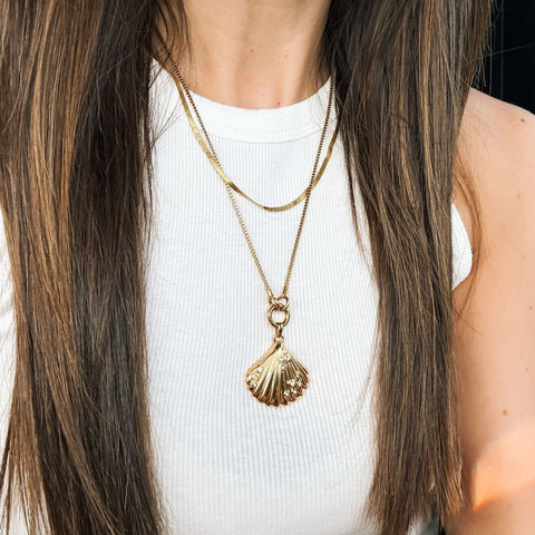 Sandbar Shell Necklace Charm