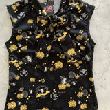 Vintage Style Bow Top in Bee Kind Print