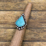 Breanna - Turquoise Arabesque Boho Statement Ring
