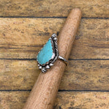 Breanna - Turquoise Arabesque Boho Statement Ring