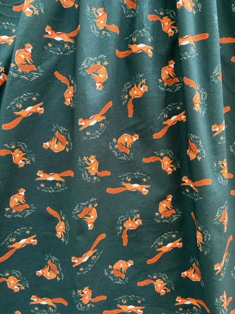 Retro Fit & Flare Dress Chipmunks