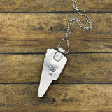 Reese - Bloody Basin Jasper Trustone Lightning Bolt Pendant