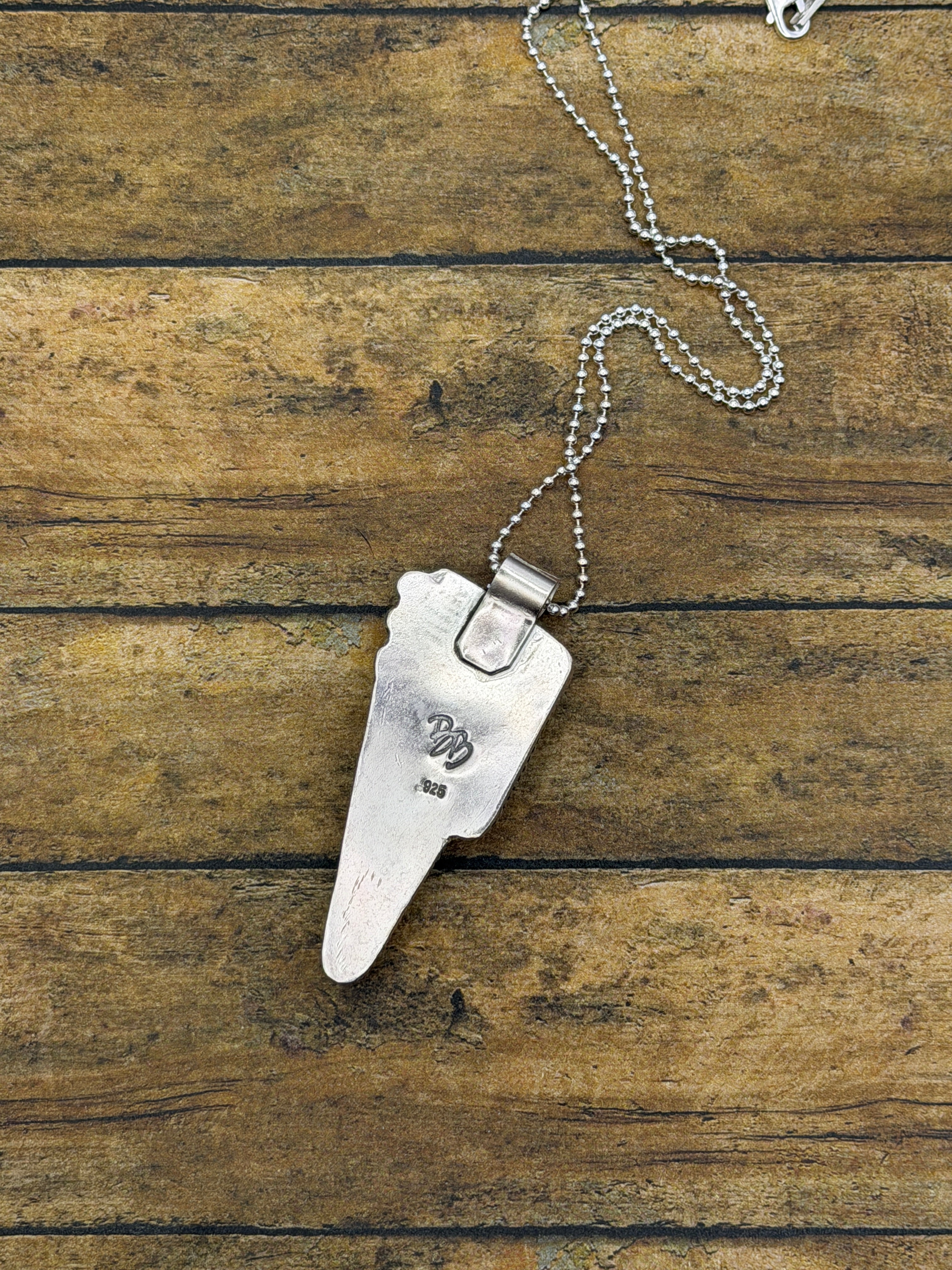 Reese - Bloody Basin Jasper Trustone Lightning Bolt Pendant