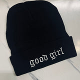 Vegan Beanie - good girl