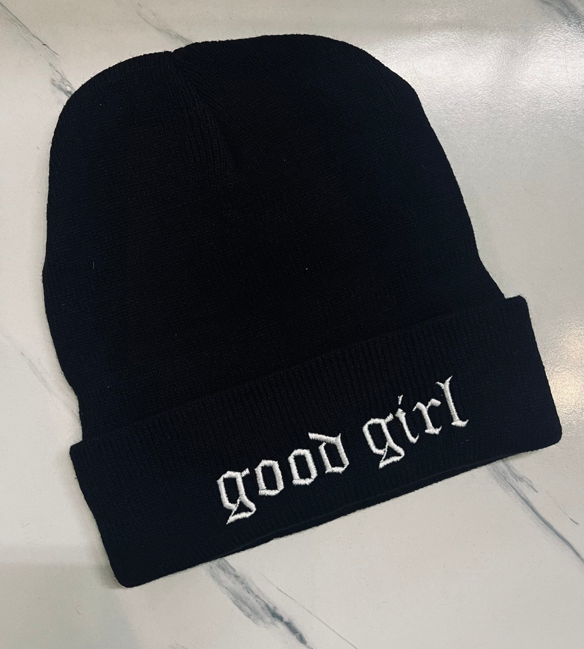 Vegan Beanie - good girl