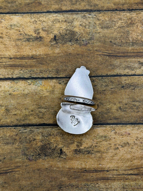 Bianca - Turquoise Double Gemstone Statement Ring with Flower Details