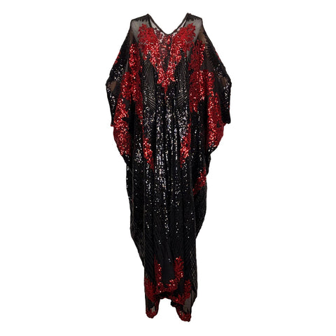 Vamp Ruby Sequin Caftan Kaftan Dress