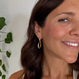 Infinity Chunky Rounded Huggie Hoop