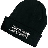 Vegan Beanie - Support Your Local Cemetery