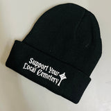 Vegan Beanie - Support Your Local Cemetery