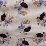 Vintage Style Bow Top in Hedgehog Print