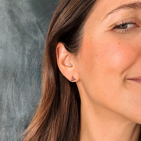 Witch Hat Stud Earrings