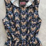 Vintage Style Midi Dress Moths