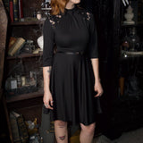 Shelley - Faux Tie Fit and Flare Dress