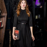 Shelley - Faux Tie Fit and Flare Dress