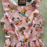 Teacup Cats Vintage Dress