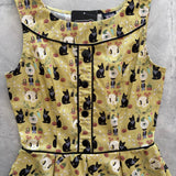 Elizabeth Dress in Mystical Cats