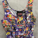 Retro Fit & Flare Dress Glow in the Dark Haunted House
