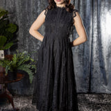 Arabella Gothic Lace Fit and Flare Dress