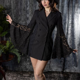 Evangeline - Gothic Blazer Mini Dress