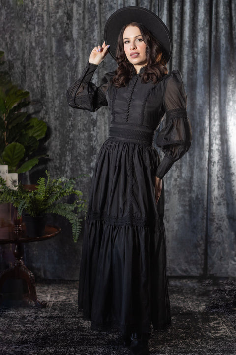 Morgana - Romantic Victorian Inspired Maxi Dress