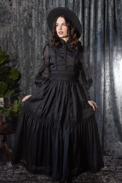 Morgana - Romantic Victorian Inspired Maxi Dress
