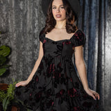 Reagan Romantic Floral Babydoll Dress
