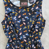 Dogs in Costumes Midi Dress