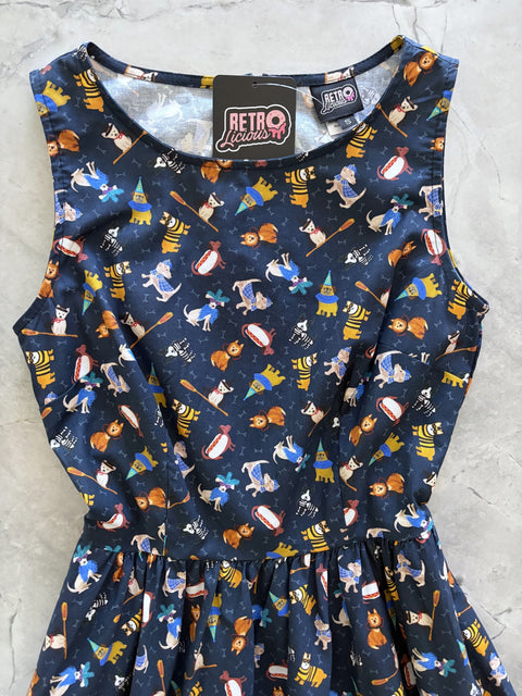 Dogs in Costumes Midi Dress