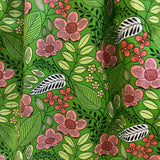 Retro Mod Collared Dress Flowers Print