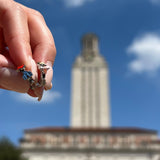 Texas 3D Huggie Hoop Earrings