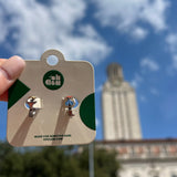 Texas 3D Huggie Hoop Earrings