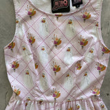 50s Style Cotton Midi Swing Dress - Boo