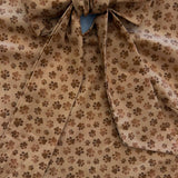 Vintage Style Bow Top in Paw Print