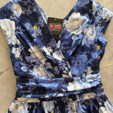 Metallic Floral Greta Dress