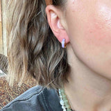 Chunky Huggie Hoop Earrings - 16 Color Options
