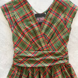 Green Plaid Greta Dress