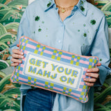 Needlepoint Pillow - Get Your Mahj On