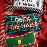 Needlepoint Pillow - Merry Christmas Ya Filthy Animal