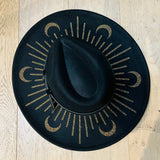 Vegan Felt Hat - XL Brim - Moonburst