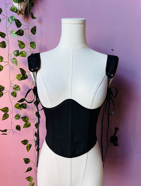 The Lydia - Canvas Waist Cinching Corset